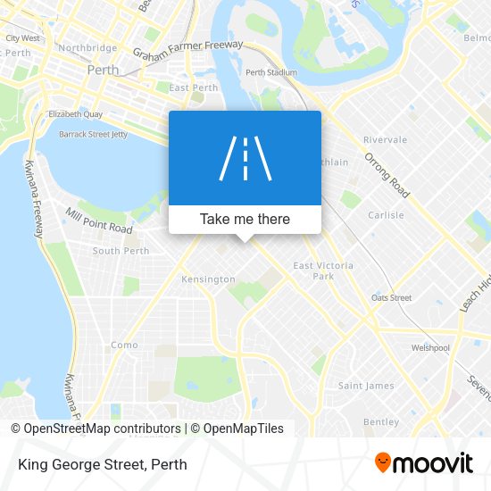 King George Street map