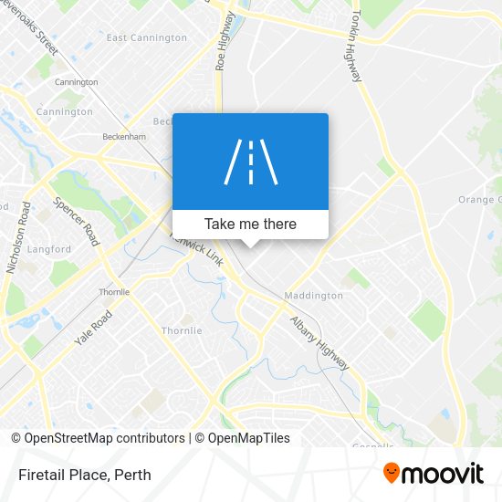 Firetail Place map