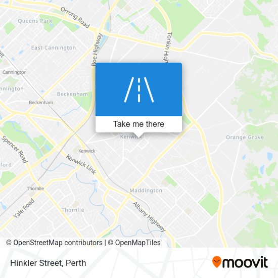 Hinkler Street map