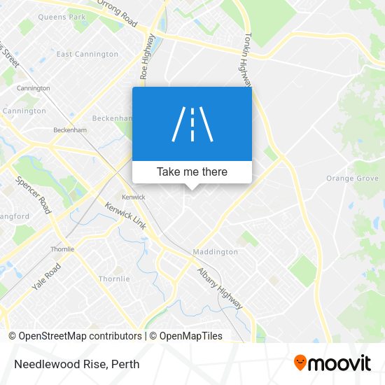 Needlewood Rise map