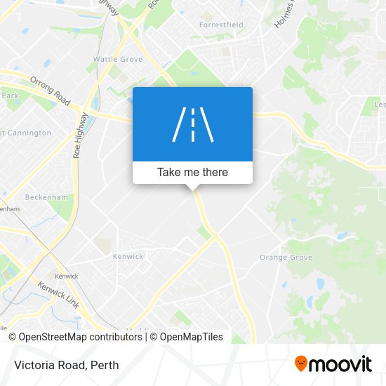 Victoria Road map