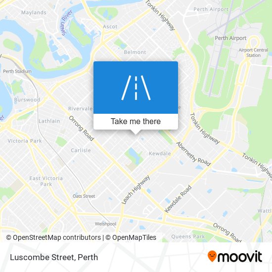 Luscombe Street map