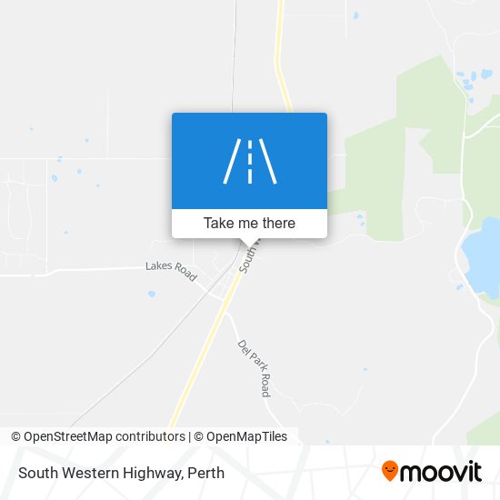 South Western Highway map