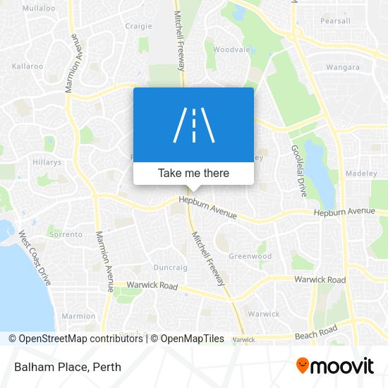 Balham Place map