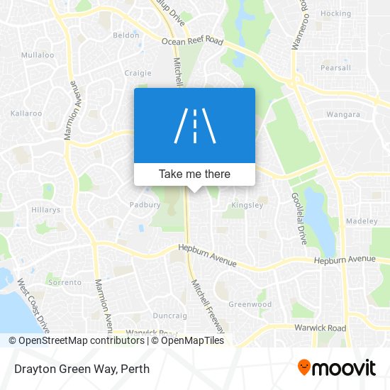 Drayton Green Way map