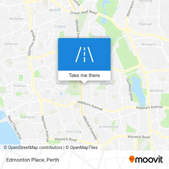 Mapa Edmonton Place
