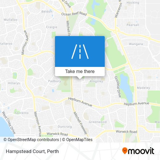 Hampstead Court map
