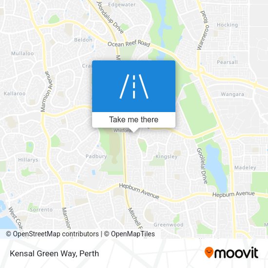 Kensal Green Way map