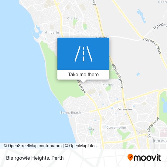 Blairgowie Heights map