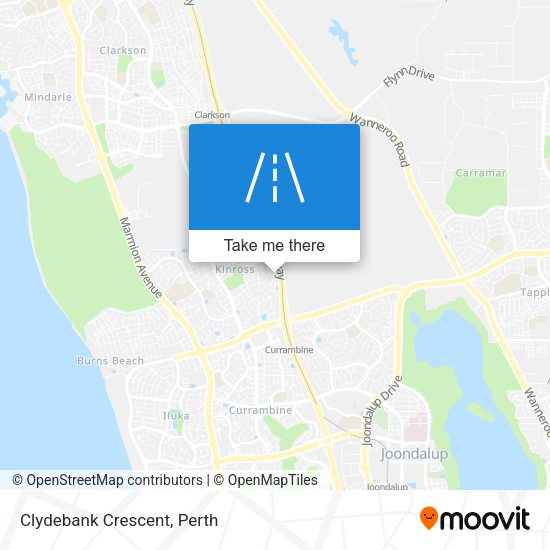 Clydebank Crescent map