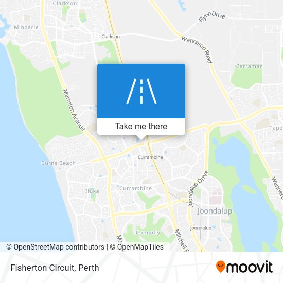 Fisherton Circuit map