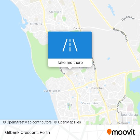 Gilbank Crescent map