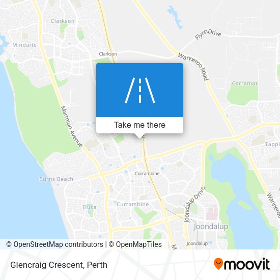 Glencraig Crescent map