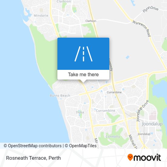 Rosneath Terrace map