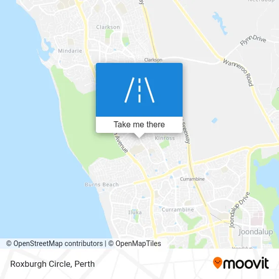 Mapa Roxburgh Circle