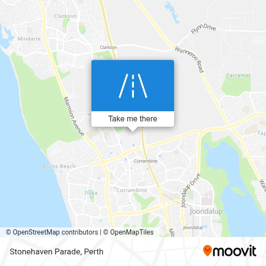 Mapa Stonehaven Parade