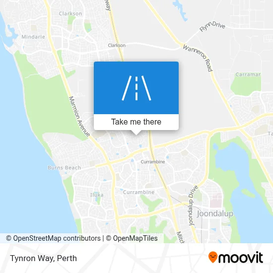 Mapa Tynron Way