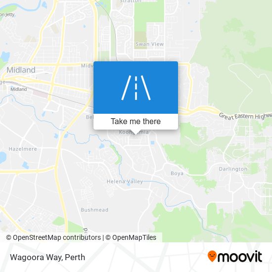 Wagoora Way map