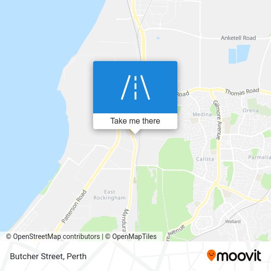Butcher Street map