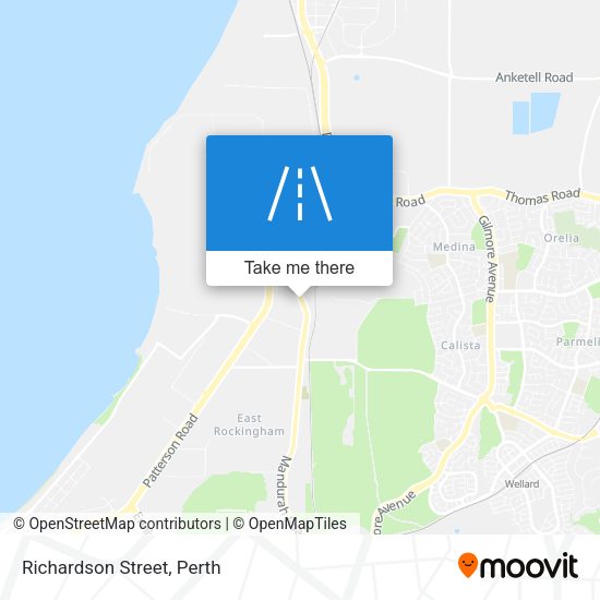 Richardson Street map