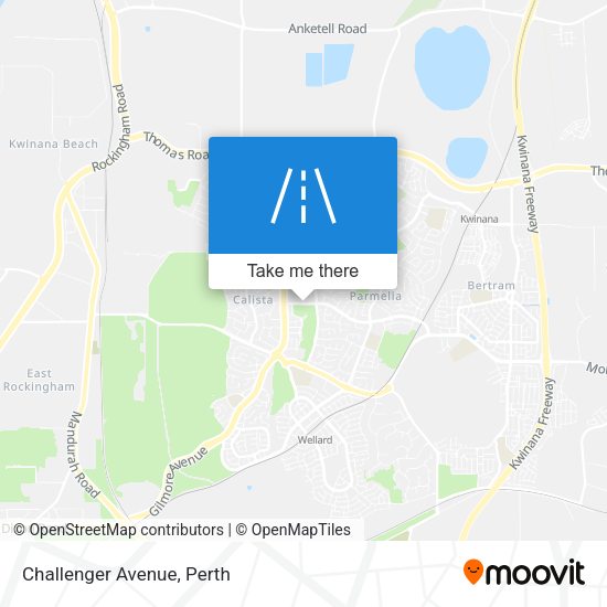 Challenger Avenue map