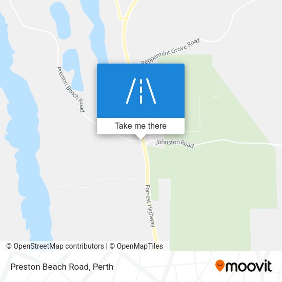 Preston Beach Road map