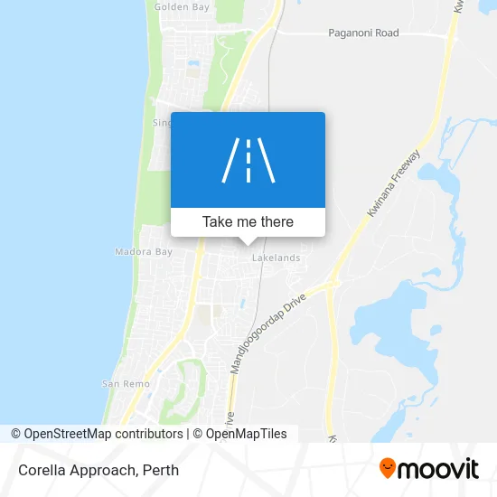 Mapa Corella Approach