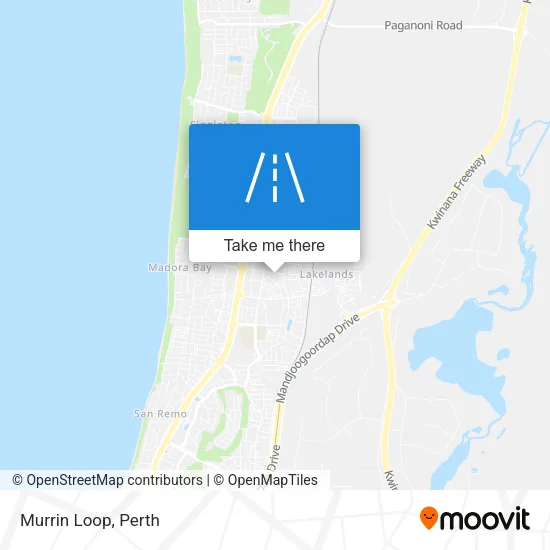 Murrin Loop map