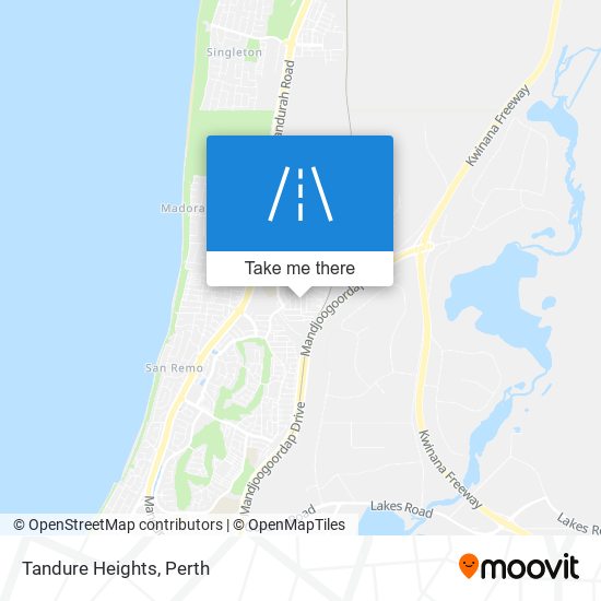 Tandure Heights map