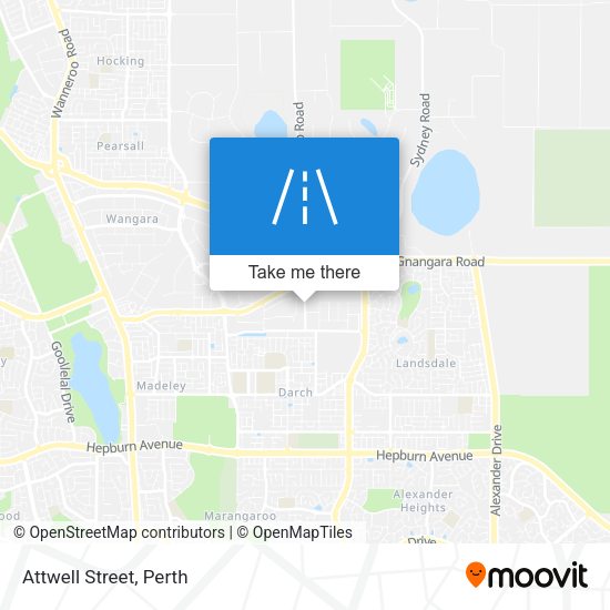 Attwell Street map