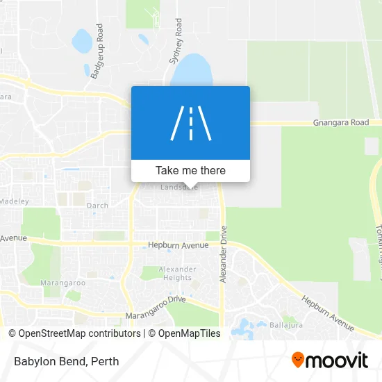 Mapa Babylon Bend