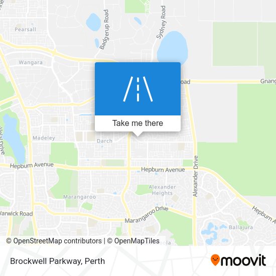 Brockwell Parkway map