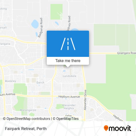Fairpark Retreat map