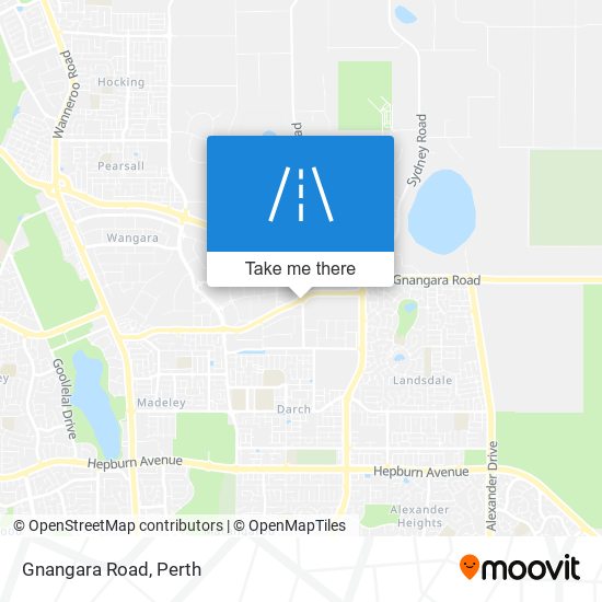 Gnangara Road map