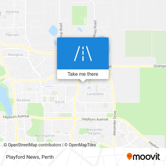 Playford News map