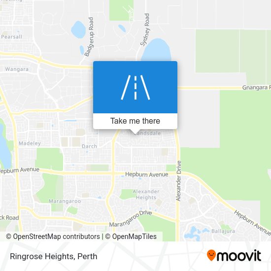 Ringrose Heights map
