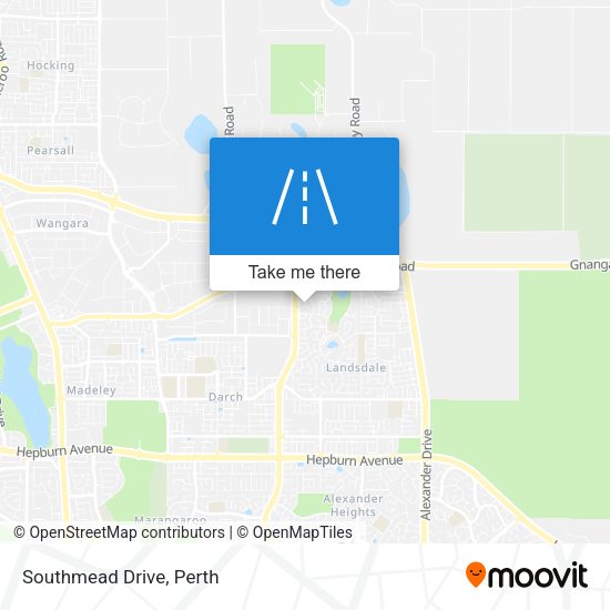 Southmead Drive map
