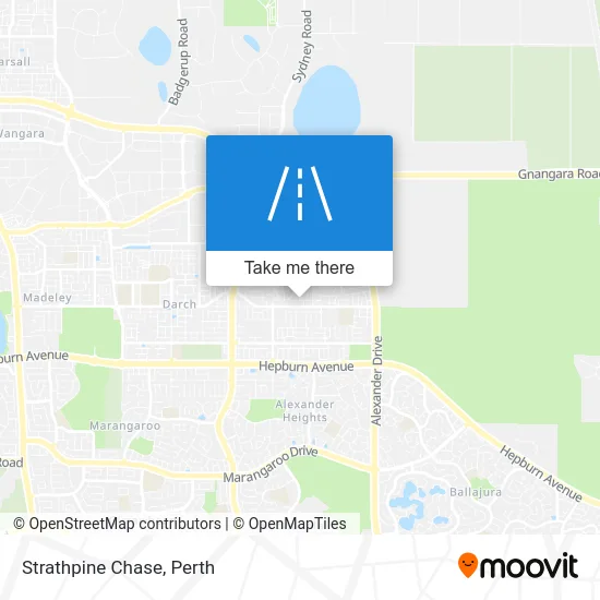 Mapa Strathpine Chase