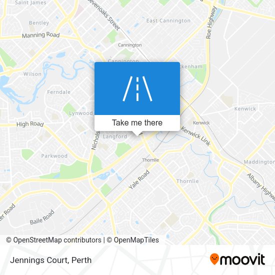 Jennings Court map