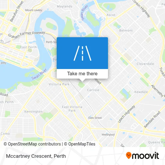 Mapa Mccartney Crescent