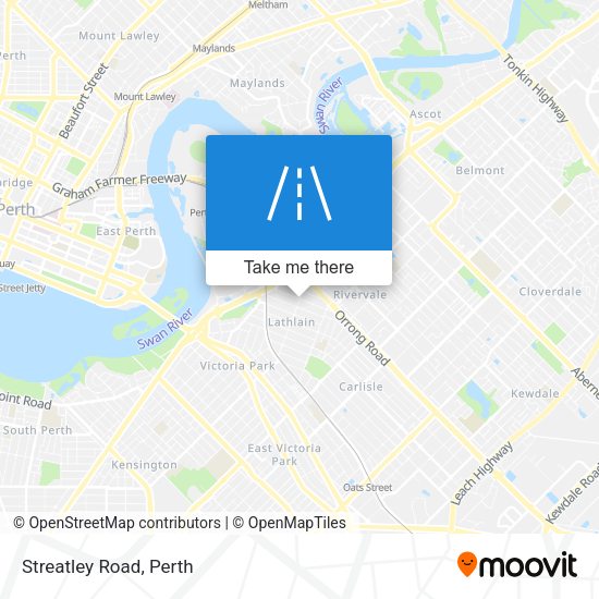Streatley Road map