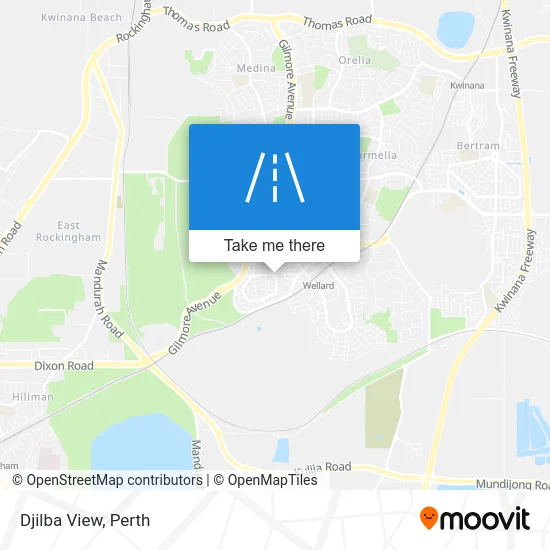 Mapa Djilba View