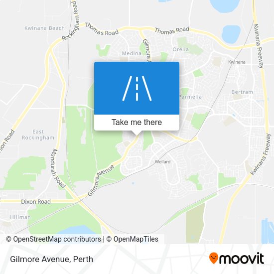 Gilmore Avenue map
