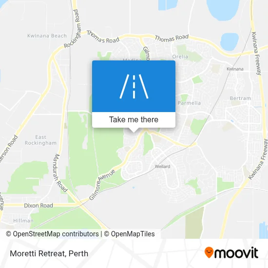 Mapa Moretti Retreat