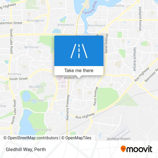 Gledhill Way map