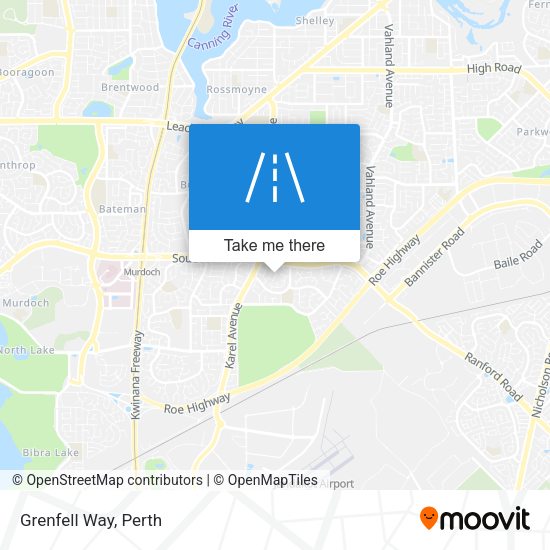 Grenfell Way map