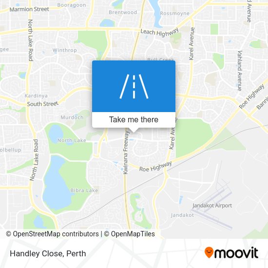 Handley Close map