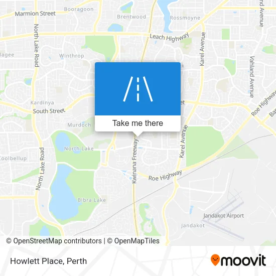 Mapa Howlett Place