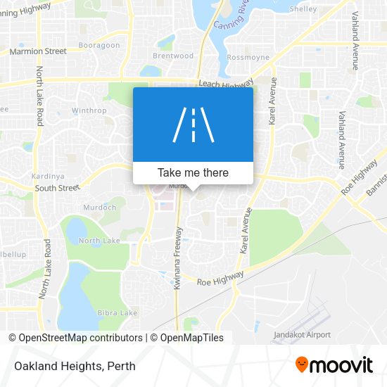 Oakland Heights map