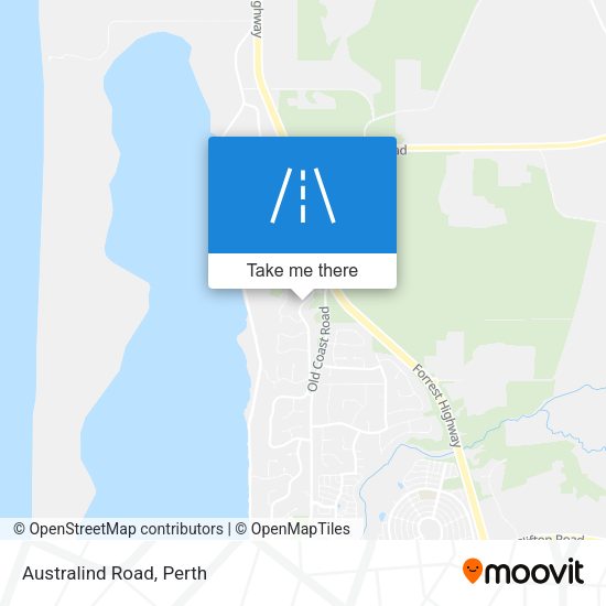 Australind Road map